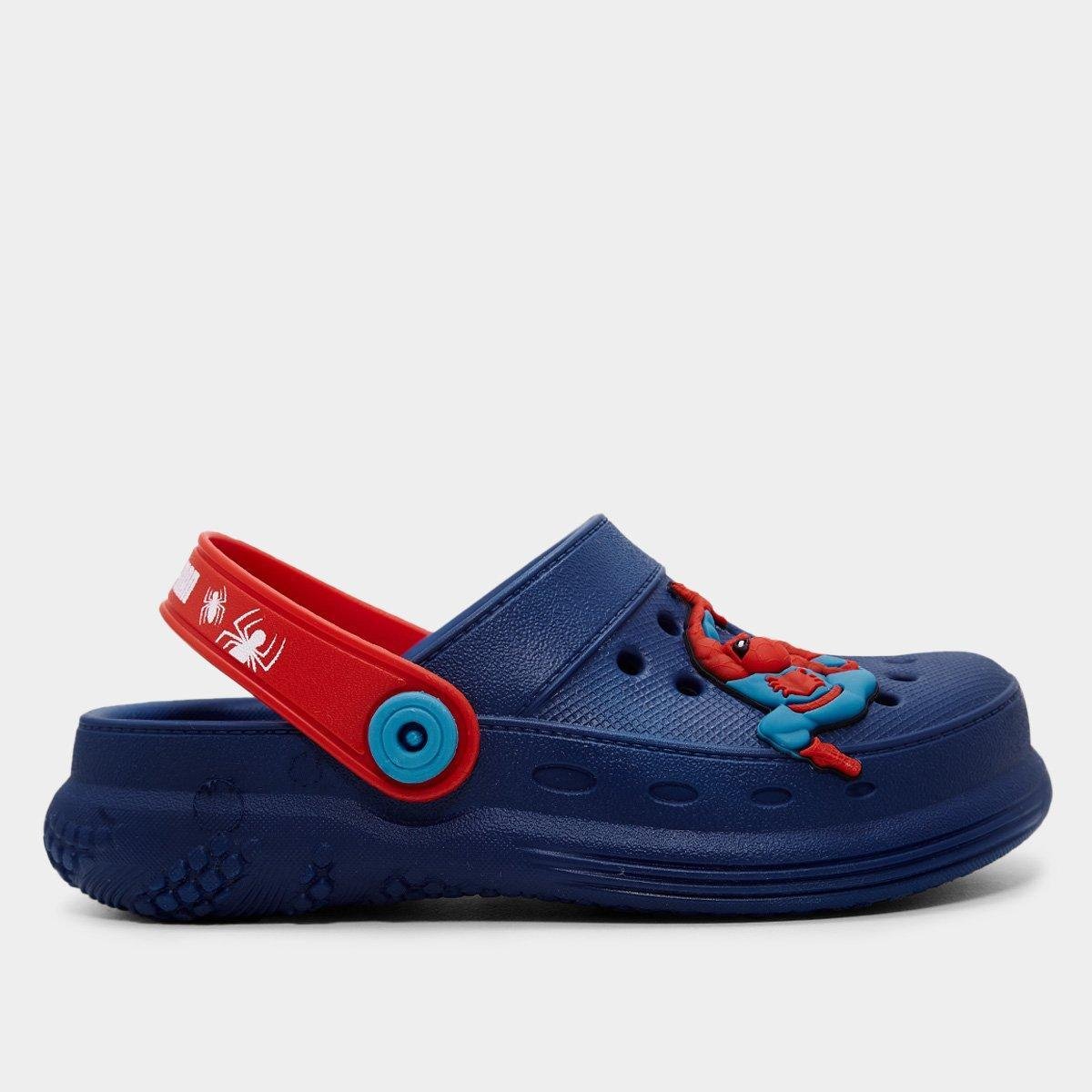 Sandália Infantil Grendene Marvel New Step Menino Menor preço em Sandália Infantil Grendene Marvel New Step Menino