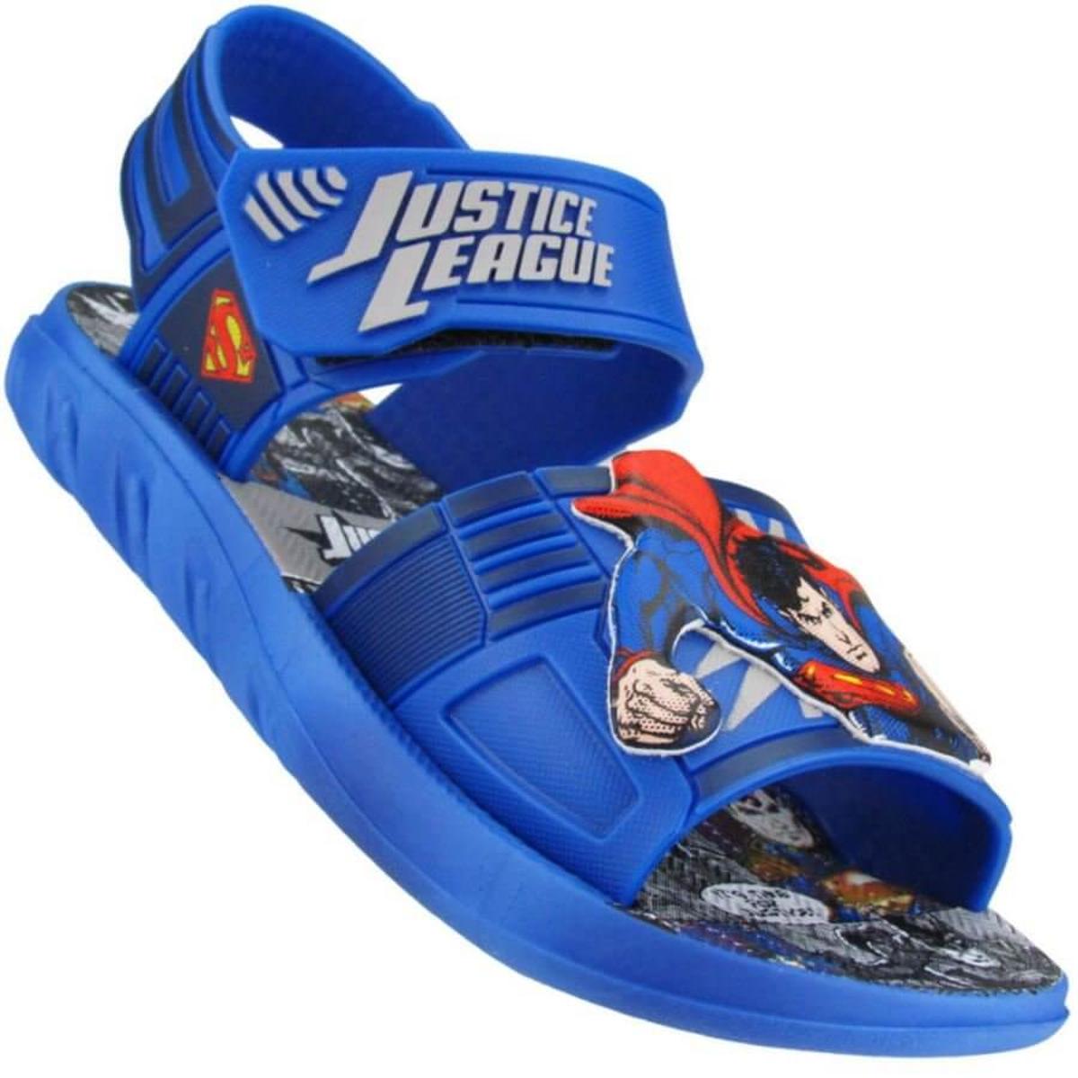 Sandália Infantil Liga da Justiça Super Homem | Netshoes