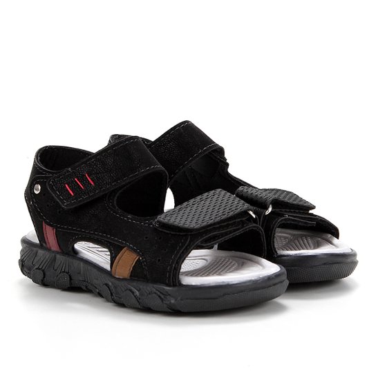 Sandália Infantil Magia Papete Masculina - Preto Menor preço em Sandália Infantil Magia Papete Masculina - Preto