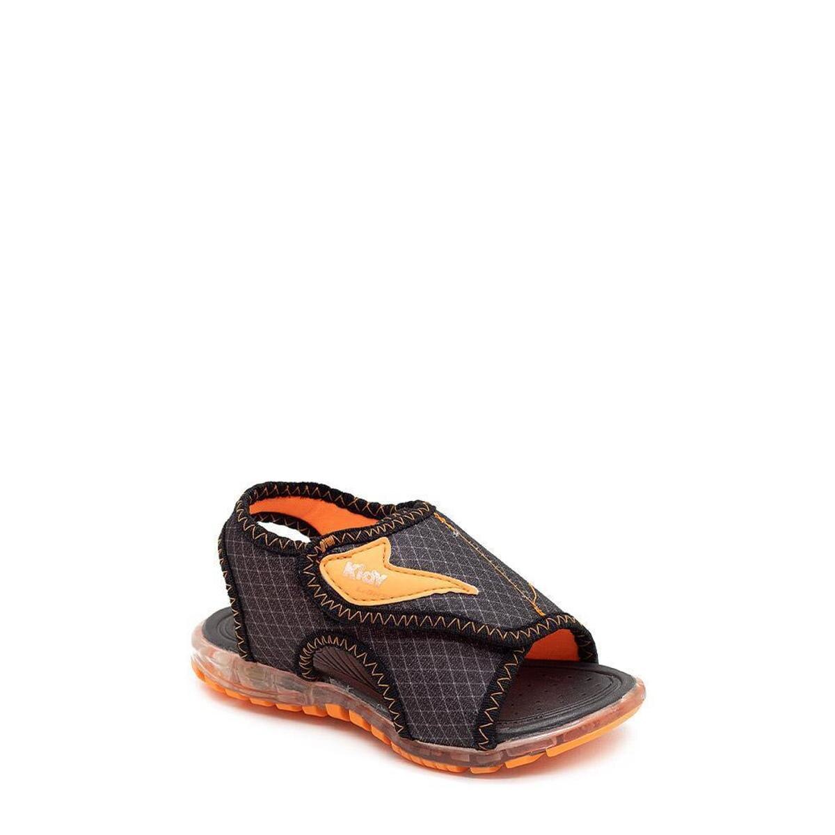 Sandália Infantil Masculina Com Led Kidy 163-0096 Preta - Preto | Netshoes