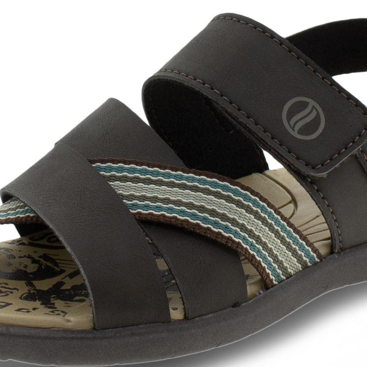 Sandália Papete Infantil Itapuã 1104 Marrom - Compre online Pixolé Calçados  e Acessórios