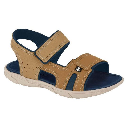 Sandália Infantil Masculina Molekinho 2400.139 - Mostarda Menor preço em Sandália Infantil Masculina Molekinho 2400.139 - Mostarda