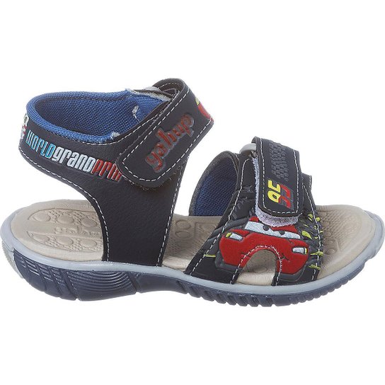 Sandália Infantil Masculina Yahup Papete Relâmpago Mcqueen Carros Menino - Marinho Menor preço em Sandália Infantil Masculina Yahup Papete Relâmpago Mcqueen Carros Menino - Marinho