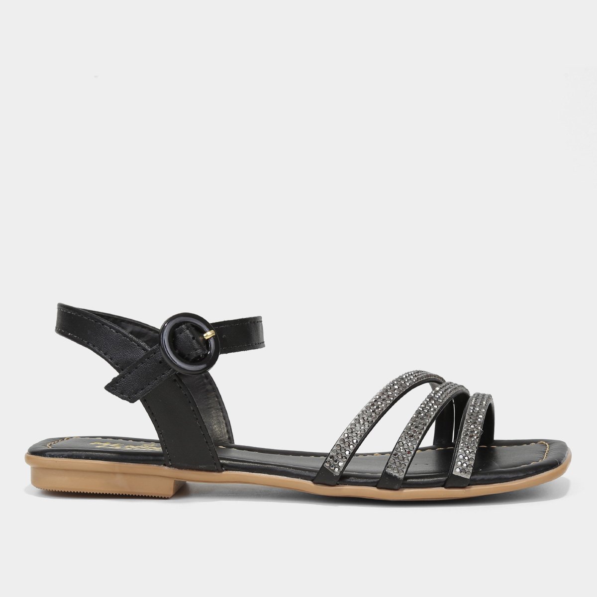 Sandália Infantil Menina Fashion Strass Menor preço em Sandália Infantil Menina Fashion Strass