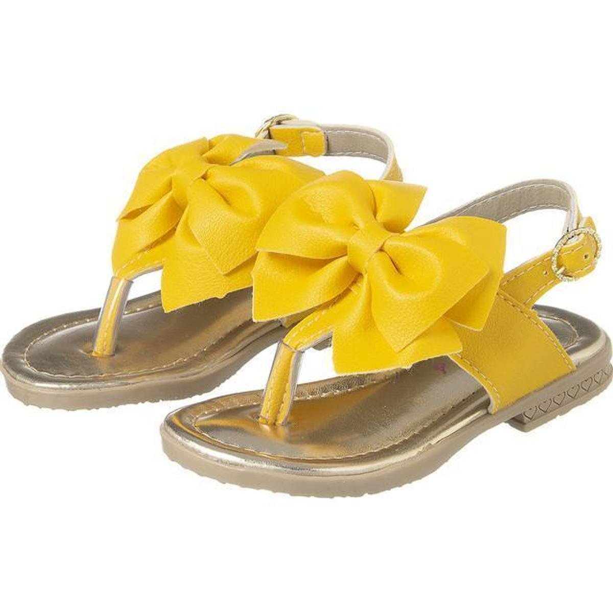 Sandália Infantil Menina Plis Calçados - Amarelo | Netshoes