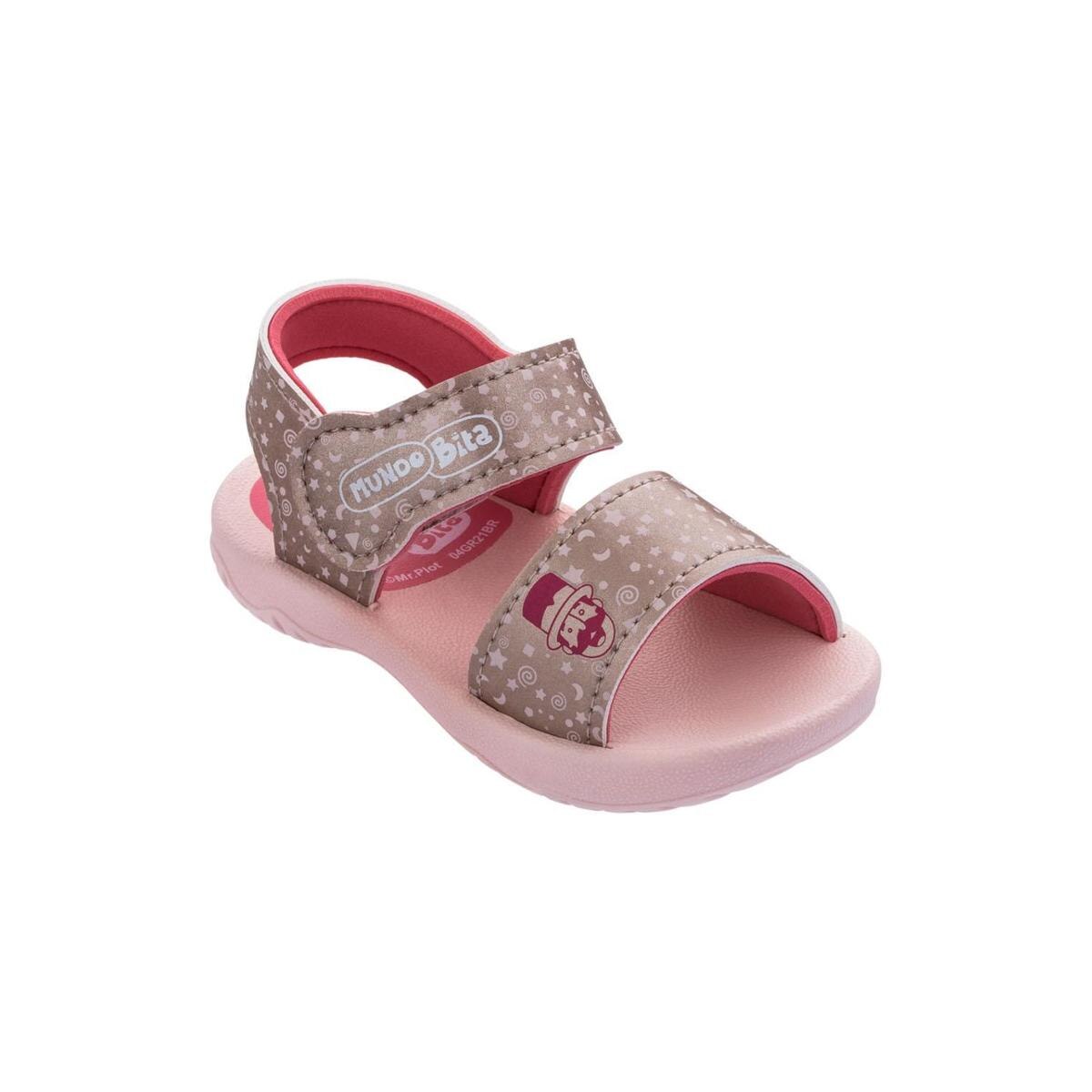 Sandália Infantil Mundo Bita Classic Baby Rosa - ROSA - 22 - Rosa | Netshoes