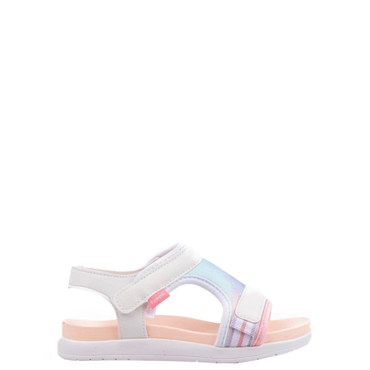 Sandália Infantil Pampili Fly Tie Dye 638.018 - Branco | Netshoes