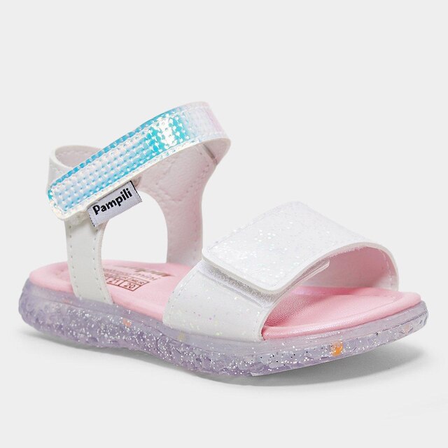 Sandália Infantil Pampili Mini Led Menina