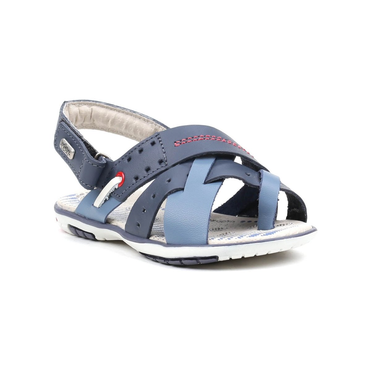sandalia infantil azul marinho