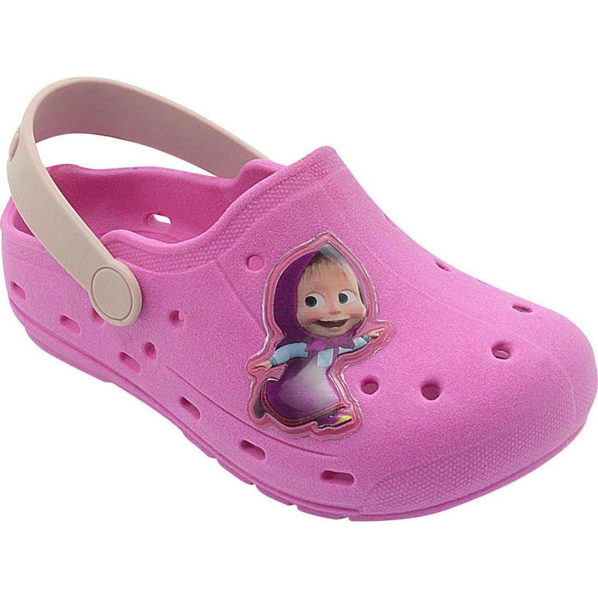 Sandália Infantil Pé com Pé Babuche Masha e o Urso Personagem Menina Menor preço em Sandália Infantil Pé com Pé Babuche Masha e o Urso Personagem Menina