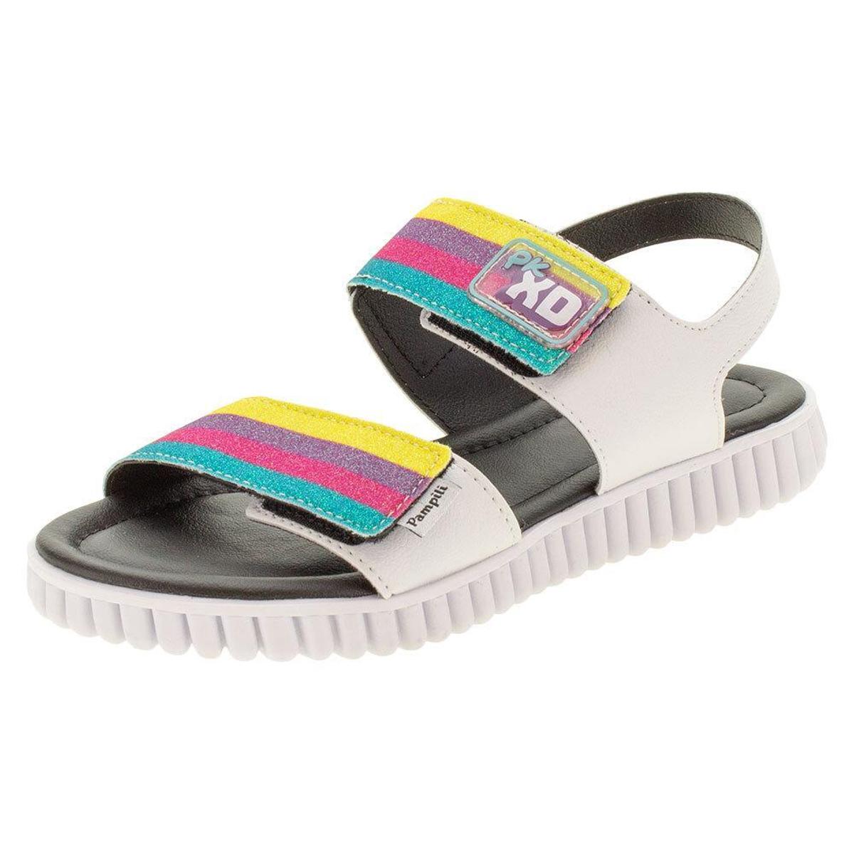 Sandália Infantil Pk Xd Pampili - 123157 - Branco | Netshoes