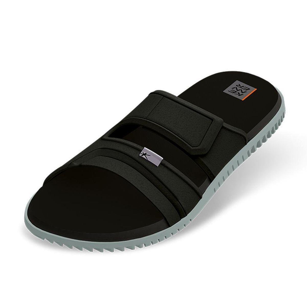 Sandália Kenner Kasual Classic Cinza - Azul Navy | Netshoes