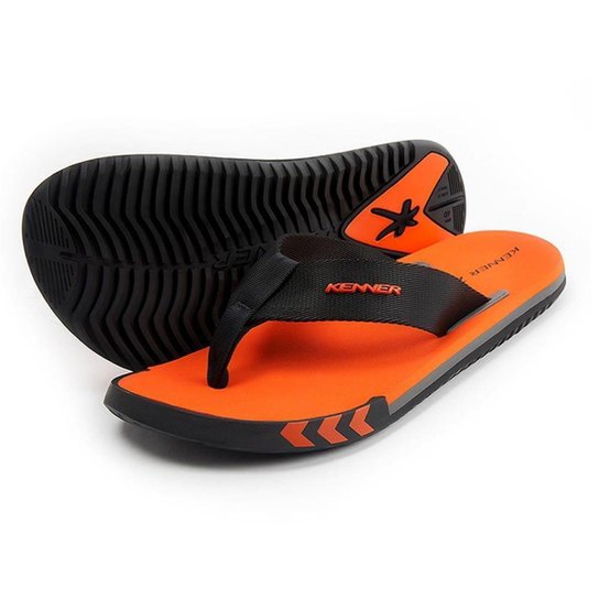 Sandália Kenner Kick.S Arrow Laranja/Preto Masculino - Laranja é ruim? Sandália Kenner Kick.S Arrow Laranja/Preto Masculino - Laranja é boa?