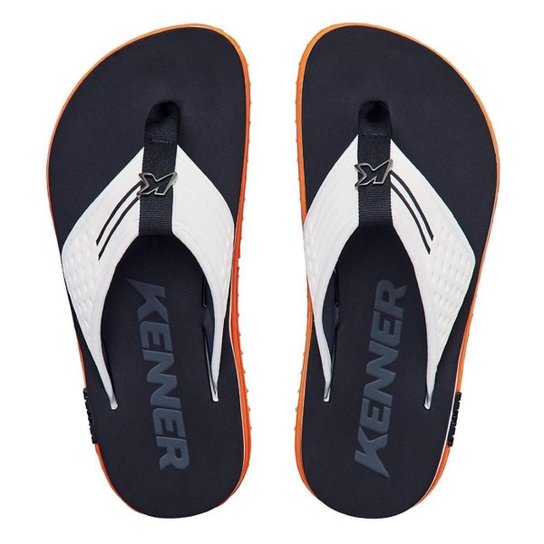 Sandália Kenner Kivah Pro Dot - Preto+Laranja Menor preço em Sandália Kenner Kivah Pro Dot - Preto+Laranja