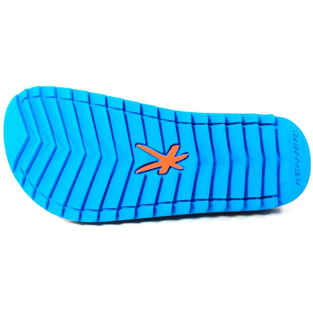 Sandália Kenner Kivah Wind Silver TXF Masculina - Preto+Azul