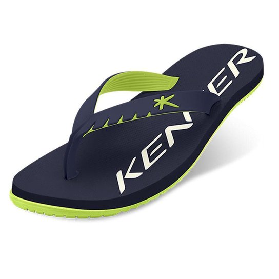 Sandália Kenner Red Mixed Azul Marinho/Verde - Azul Escuro Menor preço em Sandália Kenner Red Mixed Azul Marinho/Verde - Azul Escuro