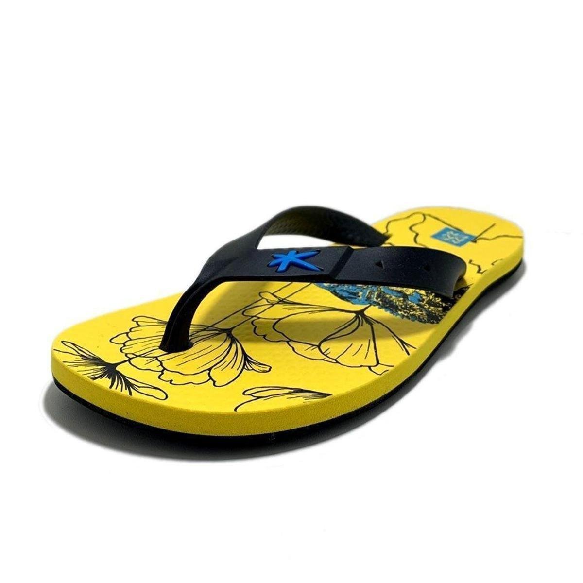 Sandália Kenner Summer Natural Amarelo Masculino Menor preço em Sandália Kenner Summer Natural Amarelo Masculino