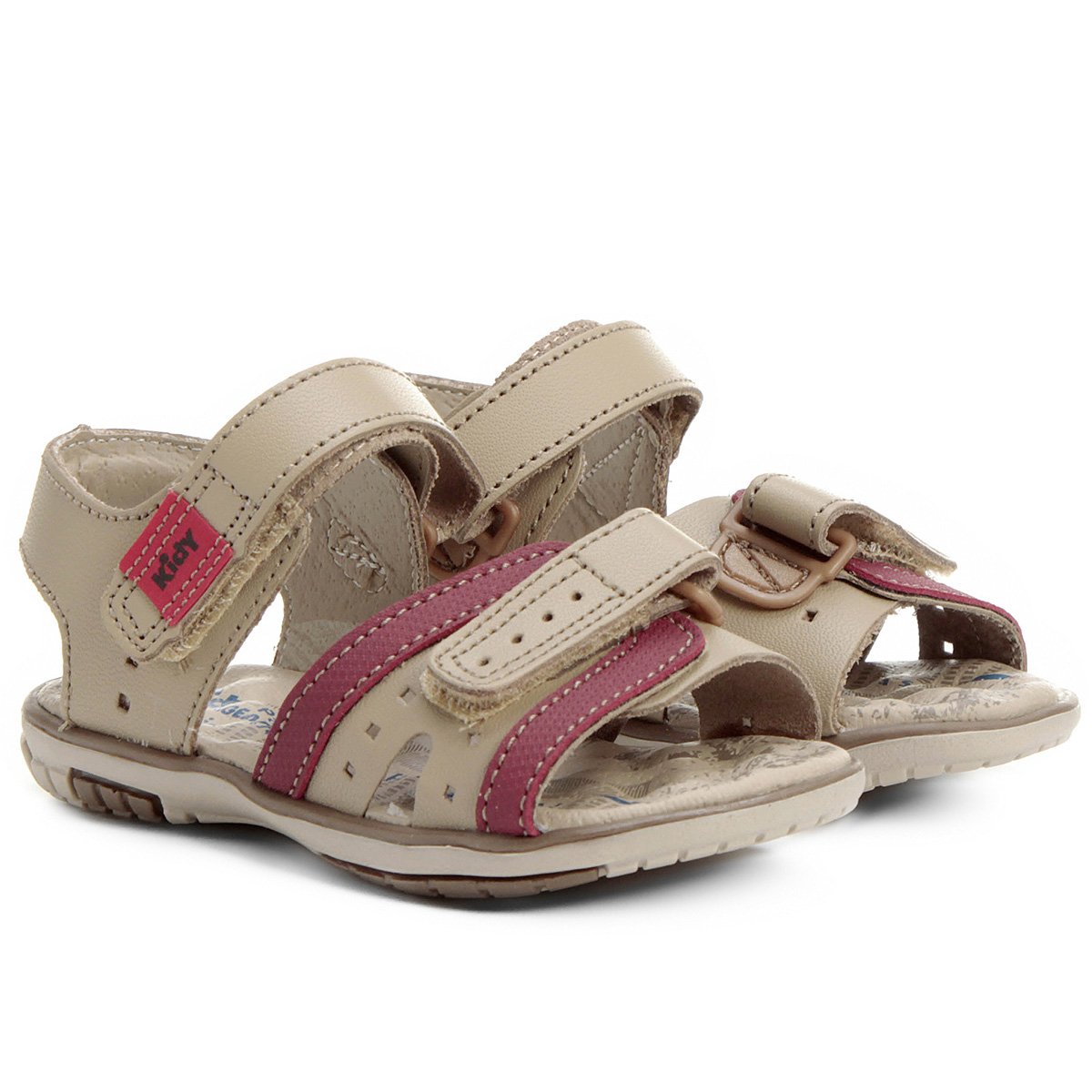 sandália infantil masculina couro kidy