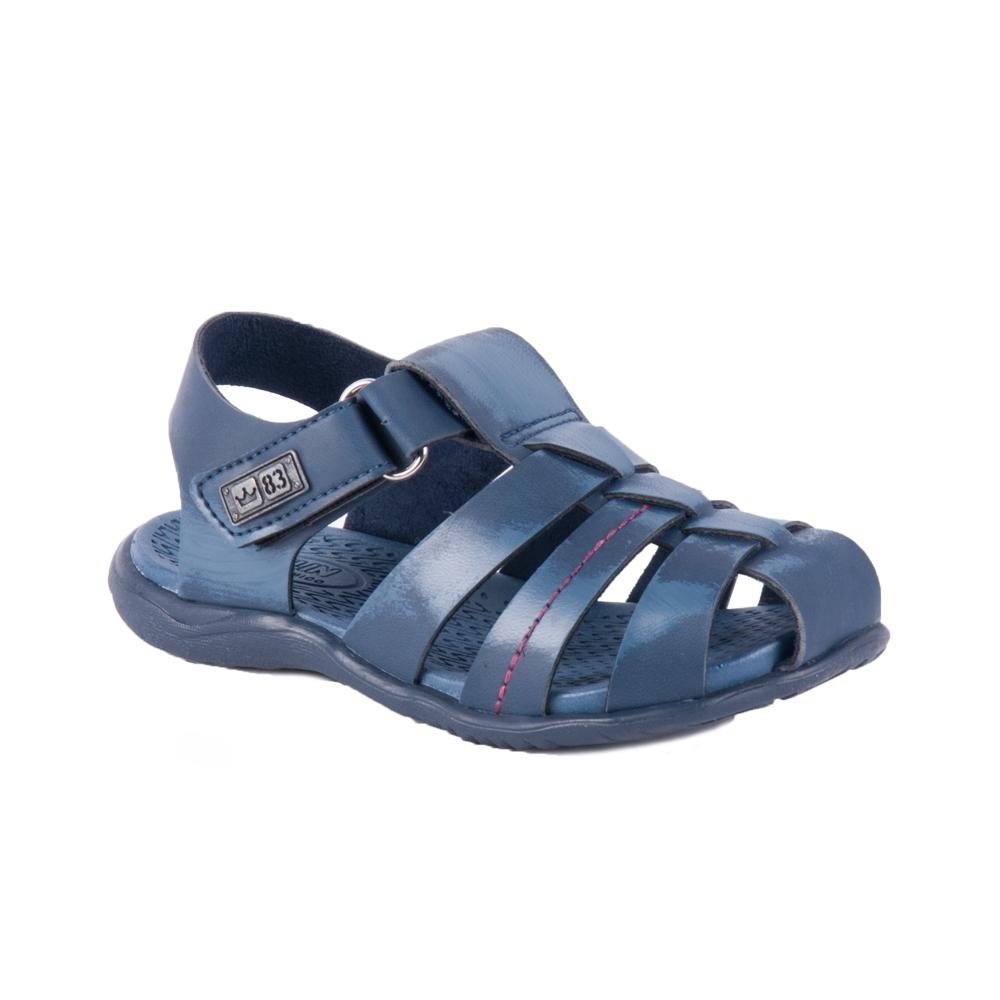 sandalia infantil masculina fechada frente