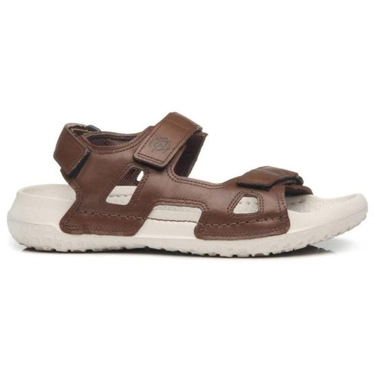 Sandália Masculina Papete Couro Pinhão Pegada 133405-02 - Marrom Menor preço em Sandália Masculina Papete Couro Pinhão Pegada 133405-02 - Marrom