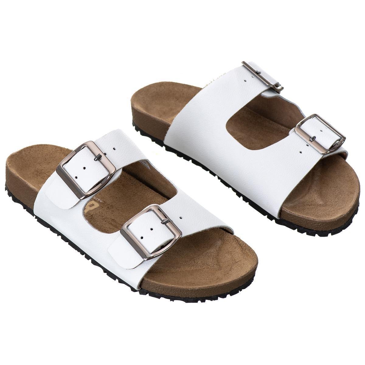 Sandália Masculina Walk Easy Couro - Branco | Netshoes