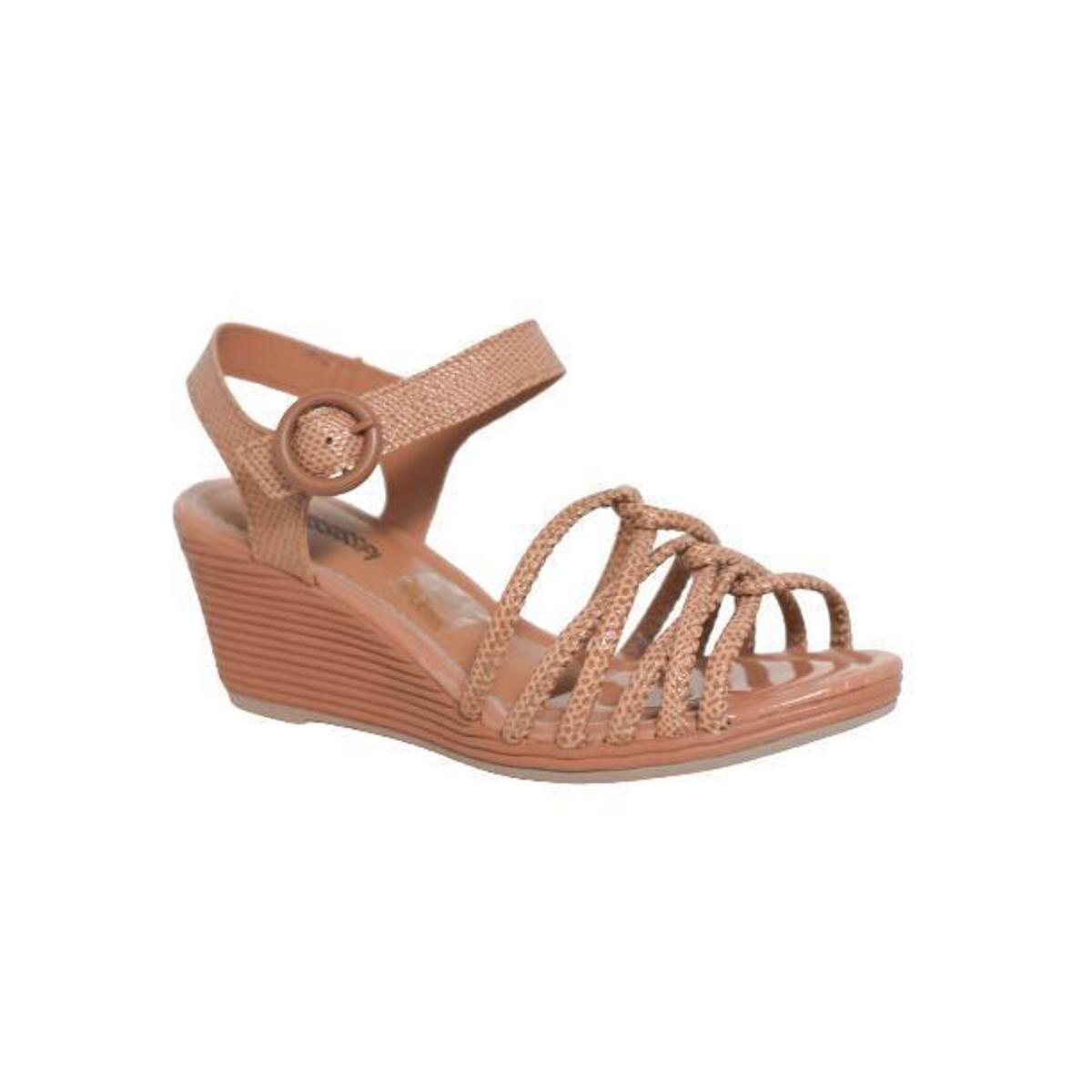 Sandalia Mississipi Anabela Feminina - Marrom | Netshoes