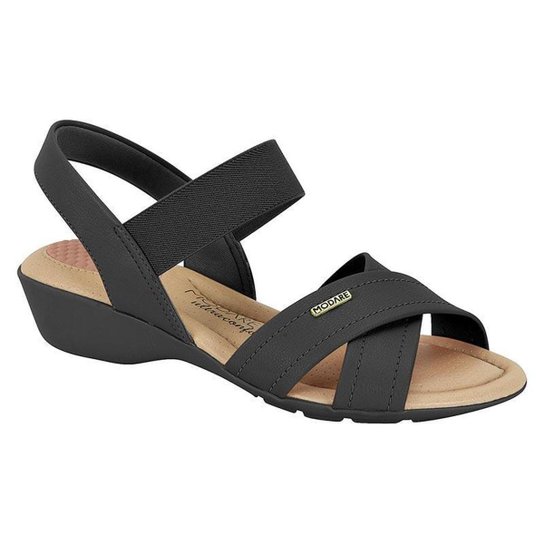 Sandalia Modare 7167.104 Anabela salto baixo Tamanho numero Grande - Preto Menor preço em Sandalia Modare 7167.104 Anabela salto baixo Tamanho numero Grande - Preto