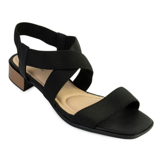 Sandália Modare Salto Bloco Elástico Feminina - Preto é ruim? Sandália Modare Salto Bloco Elástico Feminina - Preto é boa?