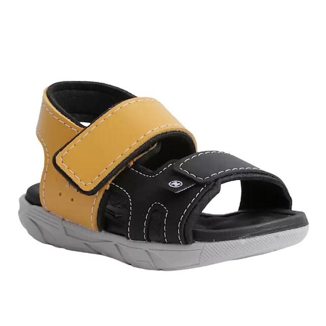 Sandália Molekinho Papete 2135137 - Infantil - Preto+Amarelo Menor preço em Sandália Molekinho Papete 2135137 - Infantil - Preto+Amarelo