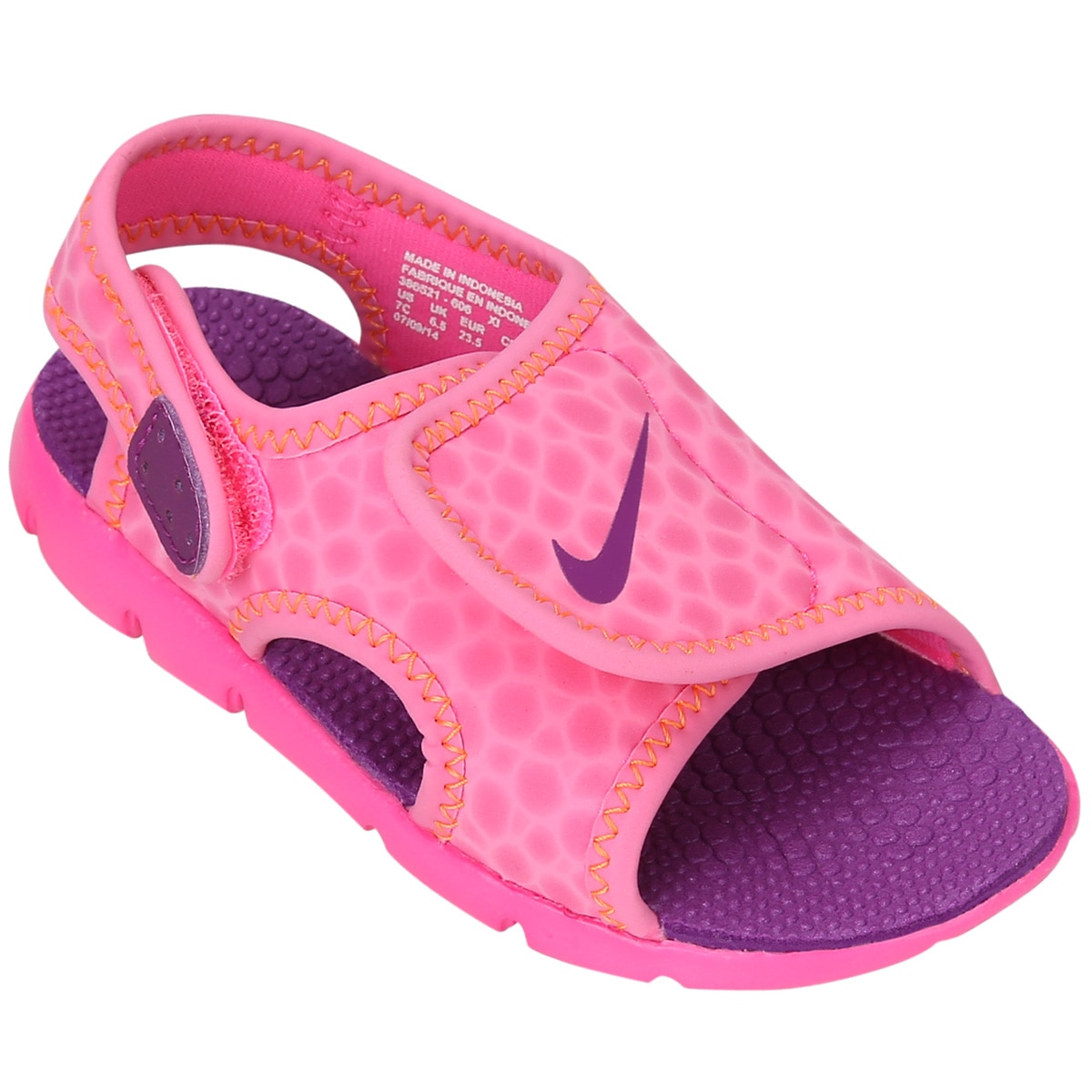 SandΓ‘lia Nike Sunray Adjust Infantil Rosa+Violeta Netshoes
