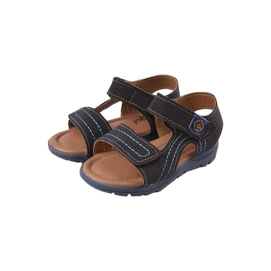 Sandália Papete Infantil Menino Confortável Grugui Masculina - Marinho Menor preço em Sandália Papete Infantil Menino Confortável Grugui Masculina - Marinho