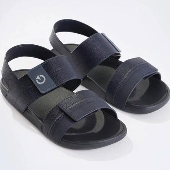 Sandália Papete Masculina Cartago Dakar Grendene Mt - Azul Menor preço em Sandália Papete Masculina Cartago Dakar Grendene Mt - Azul