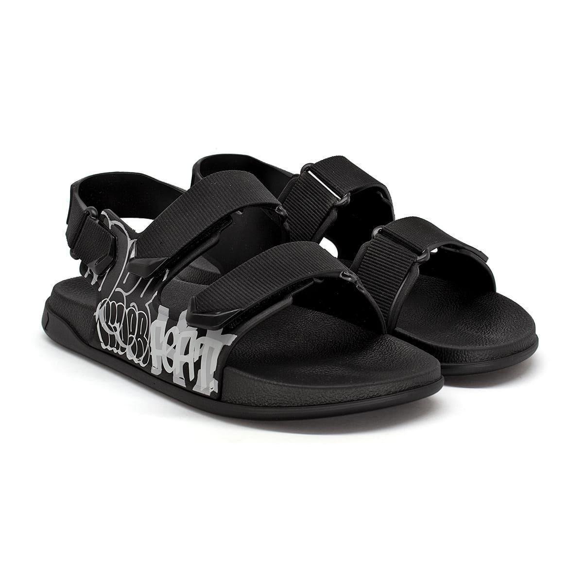 Sandália Papete Masculina Rider 2straps 12069 Preto Netshoes
