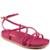 Sandália Papete Tratorada De Tiras Verão Quiz 64-1993-13 - Rosa