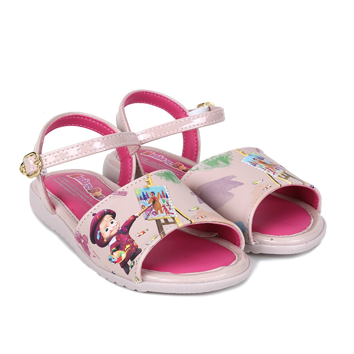 sandalia masha eo urso pe com pe