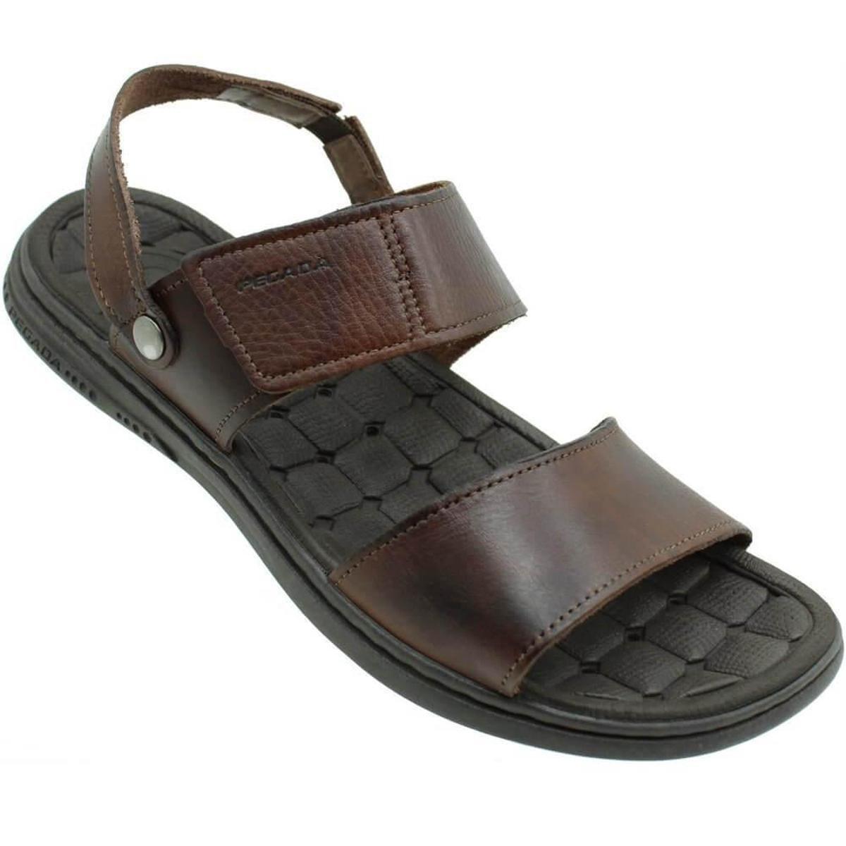 Sandália Pegada Anilina Masculina Menor preço em Sandália Pegada Anilina Masculina