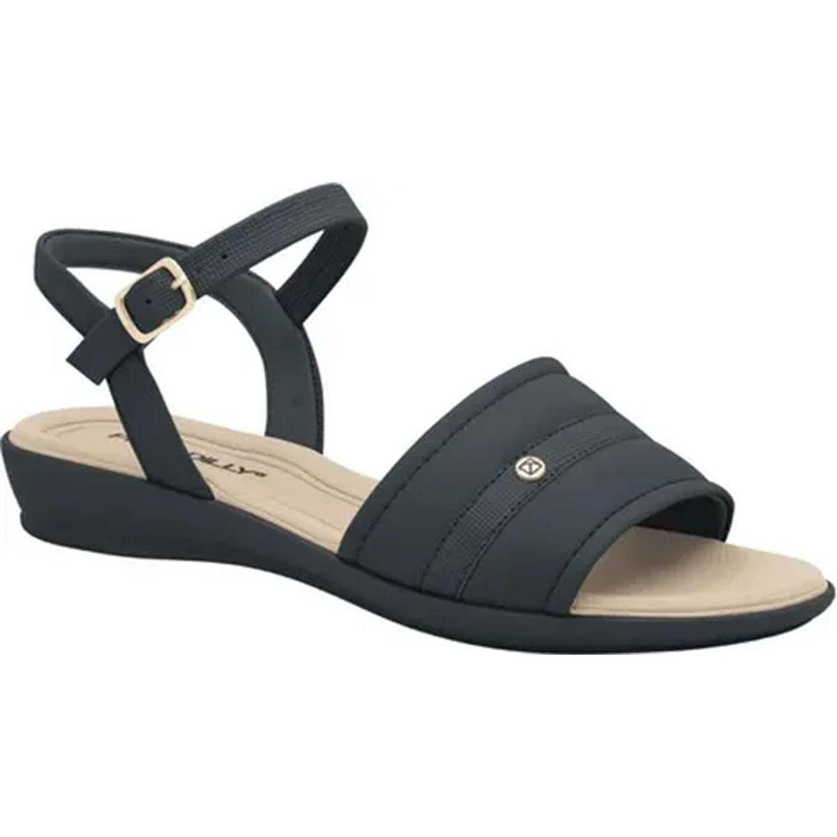 Sandália Piccadilly Original Amortecedor Ortopédica Sola Gel - Preto |  Netshoes
