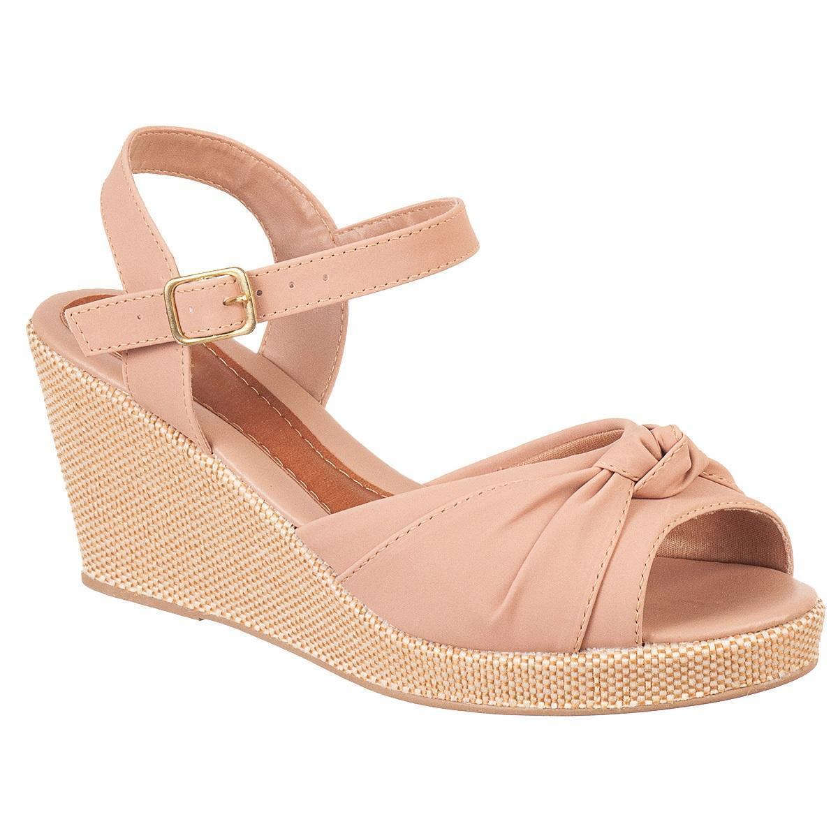 Sandalia Plataforma Anabela Feminina Confort Envio 24H Menor preço em Sandalia Plataforma Anabela Feminina Confort Envio 24H