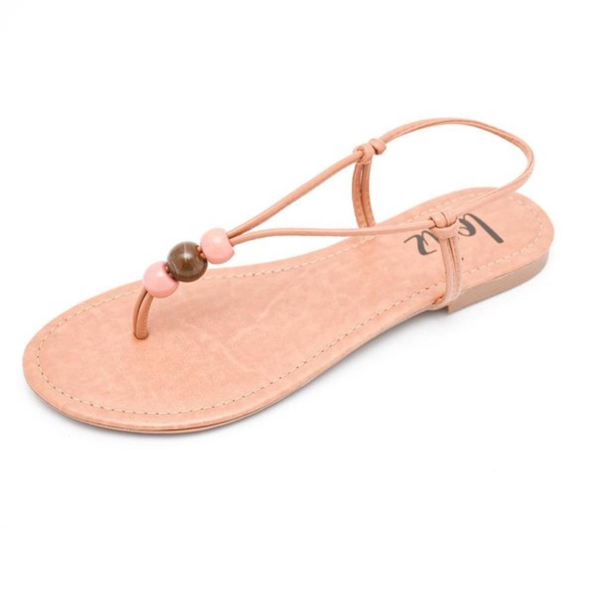 Sandalia rasteira com bolas Clearance