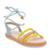 Sandália Rasteira Infantil Menina Mini Sua Cia 9135.51431 Colorida - Laranja