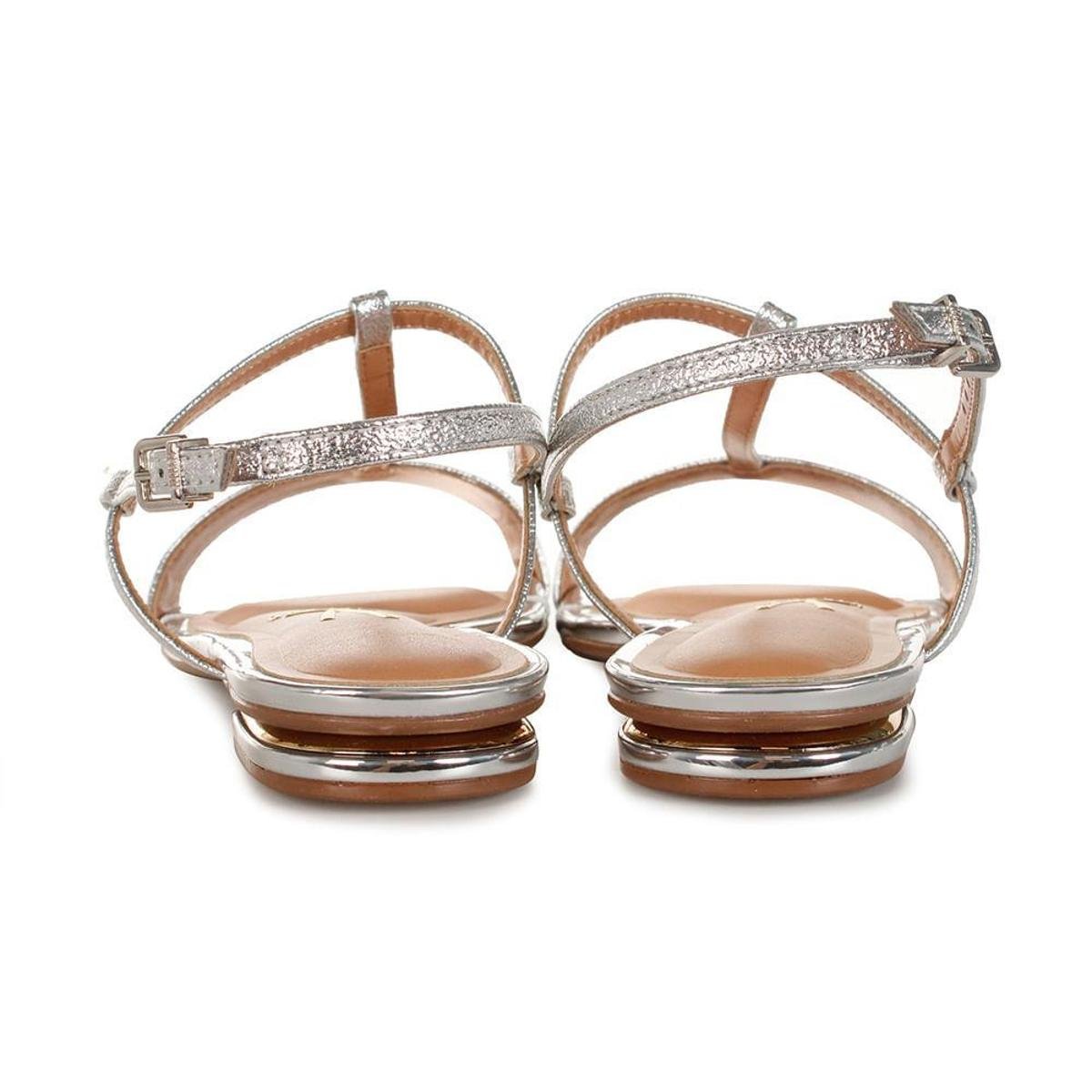 Compre Sandália Rasteira Vizzano 1834101 Prata Online