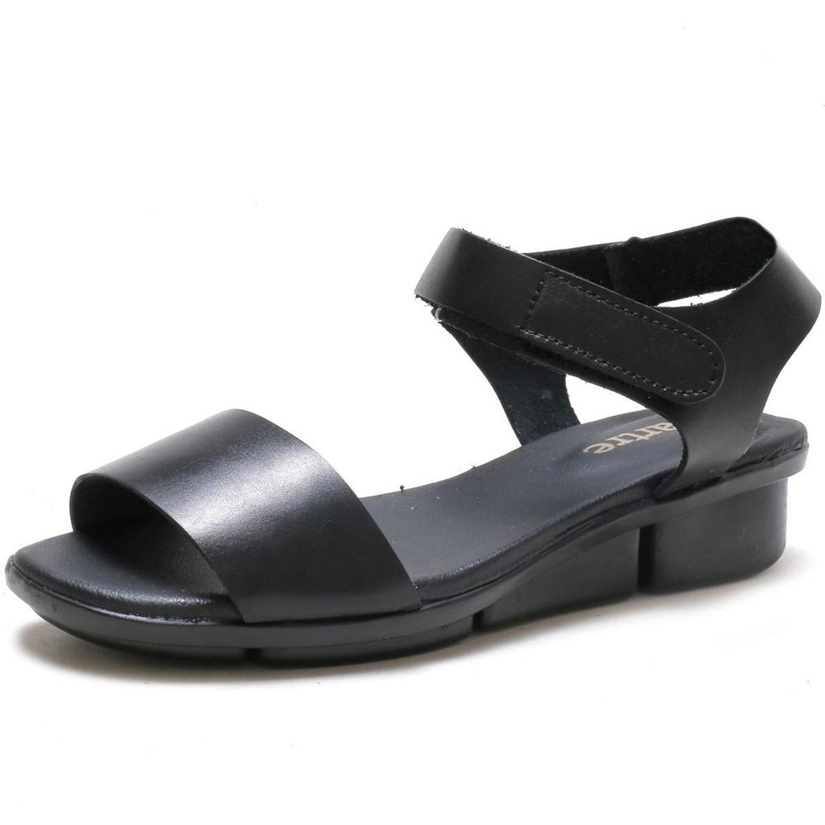 sandalia velcro feminina