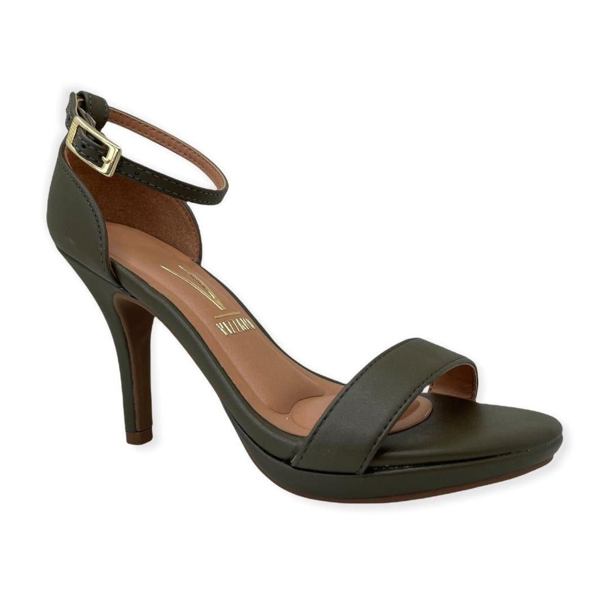 SANDALIA SALTO VIZZANO 6210.655 OLIVA - Verde escuro | Netshoes