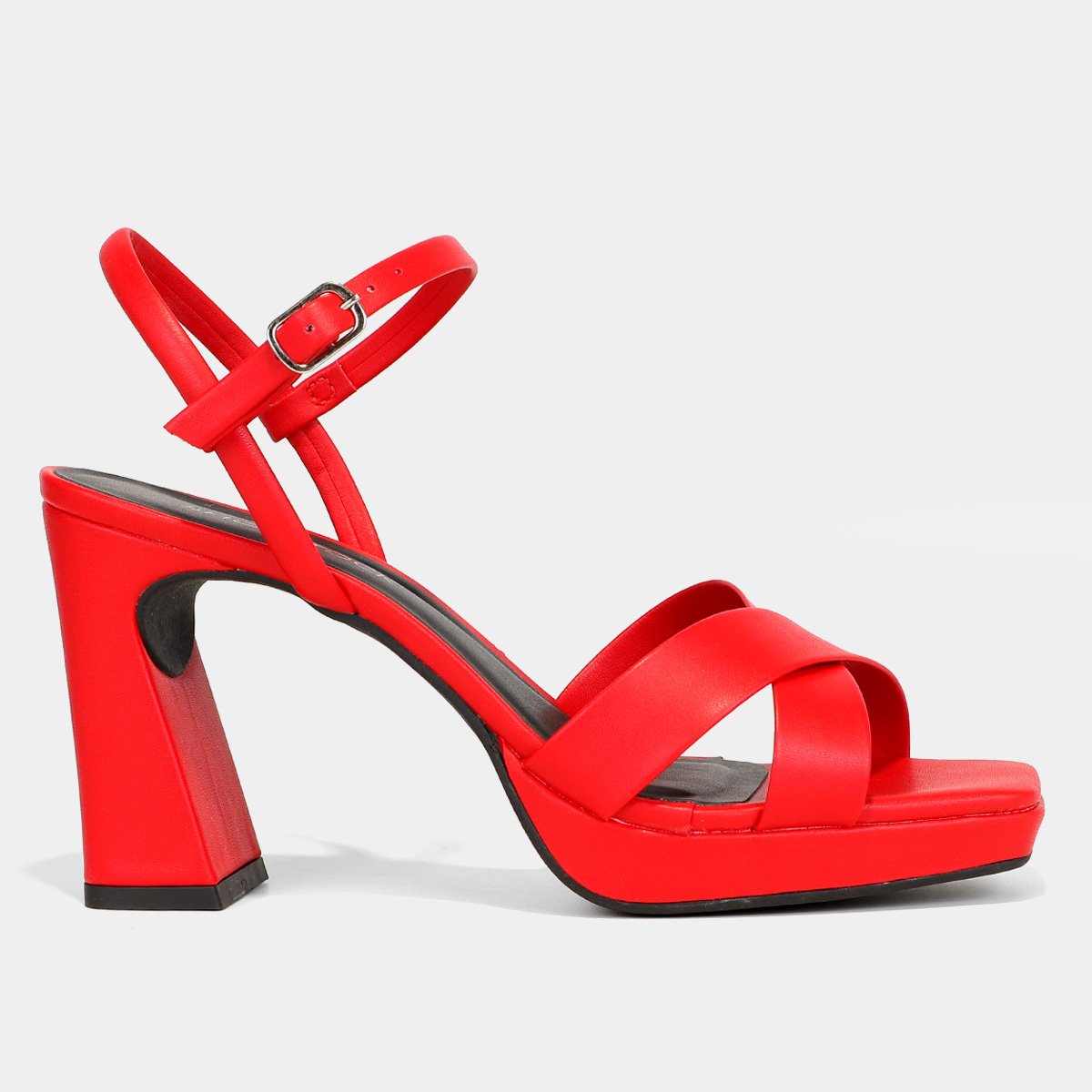 Sandalia Vermelha Sandalia Beira Rio Meia Pata Sandália Meia-Pata