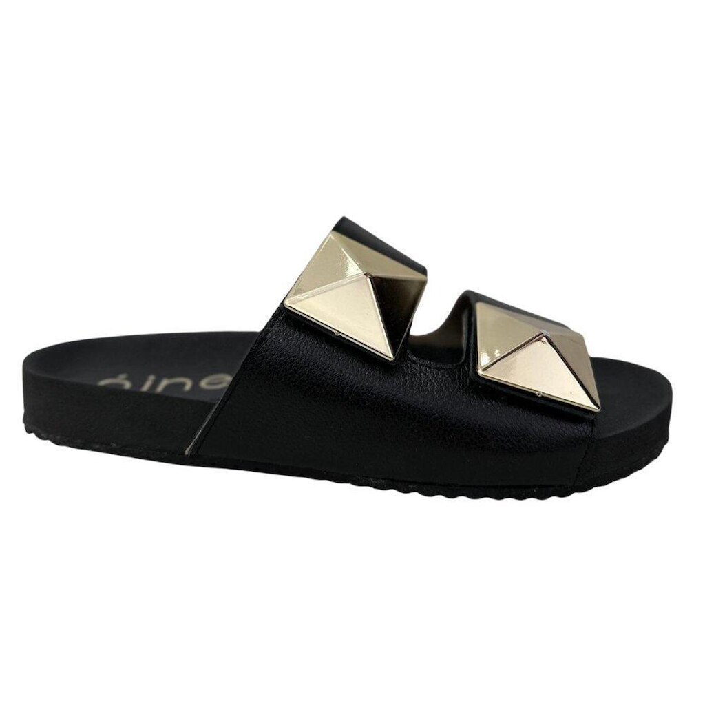Sandalia Slide Cleopatra - Aine - Preto