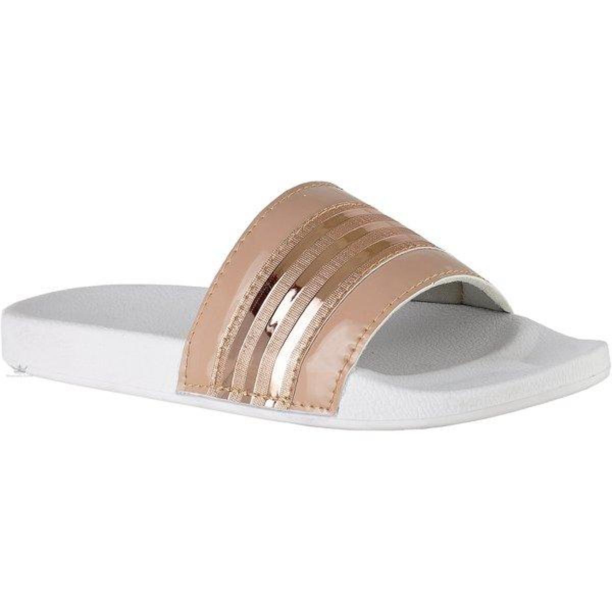 sandalias slides feminina
