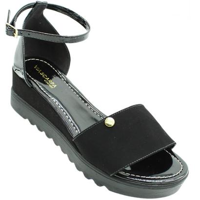 sandalia flatform via scarpa