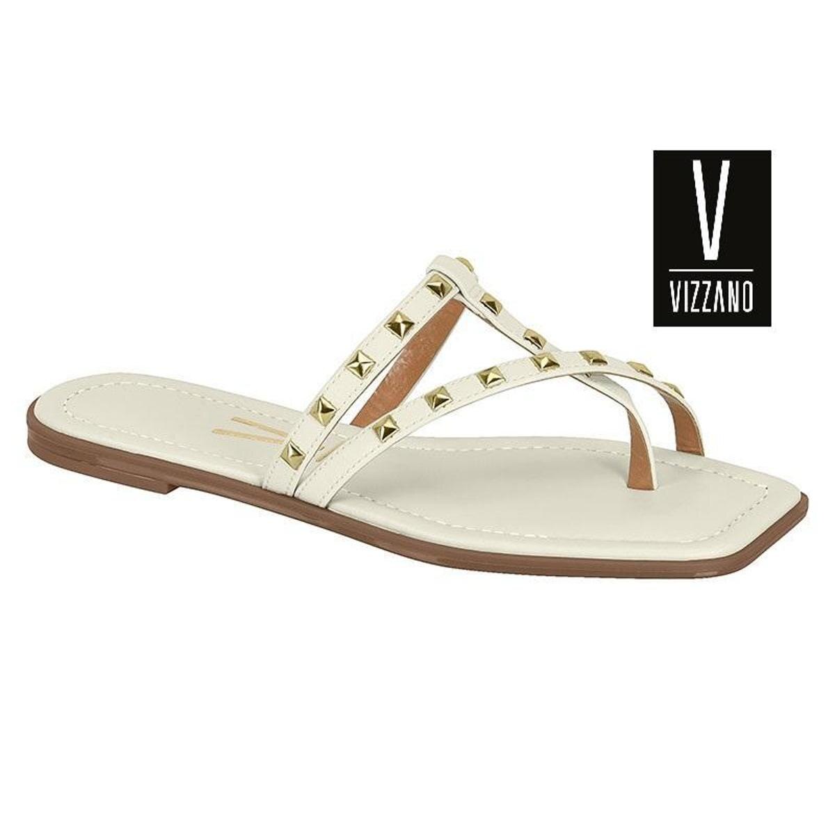 Sandália Vizzano 6452.102 Rasterinha Dedo baixinha chinelo Feminina -  Branco | Netshoes