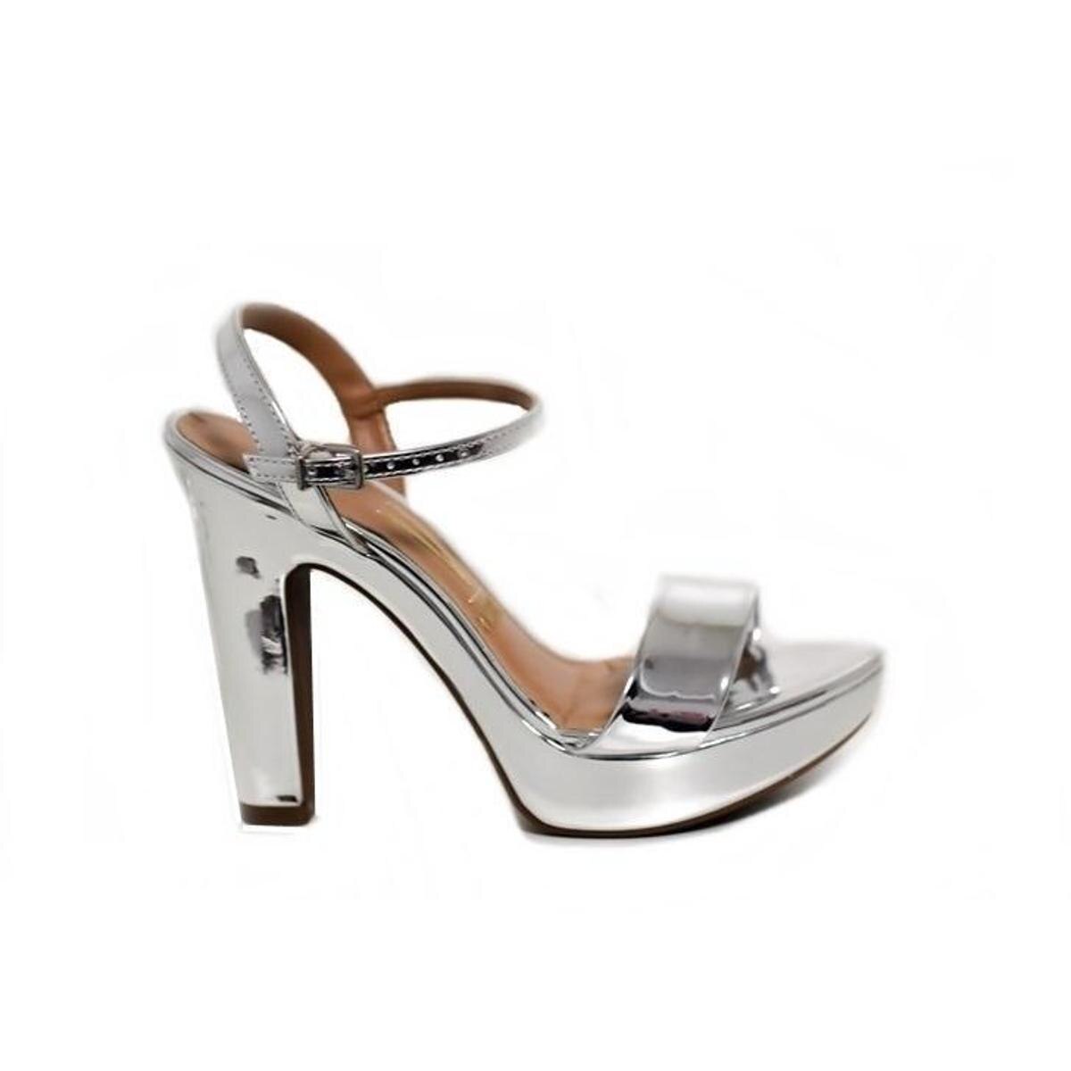 Sandália Vizzano Meia Pata Feminina 6292100 - Prata | Netshoes