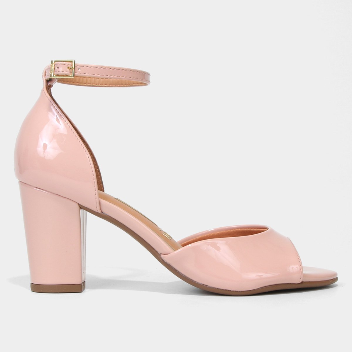 Pink Sandalia Vizzano Salto Grosso Dafiti Dafiti Sandalias Salto